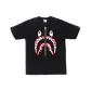 Black (Peach Red Shark Print)