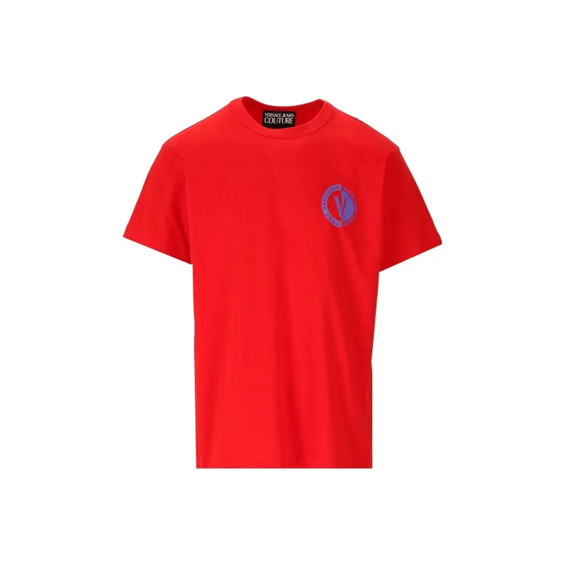 VERSACE JEANS COUTURE SS23 T Shirt Men's Red-0