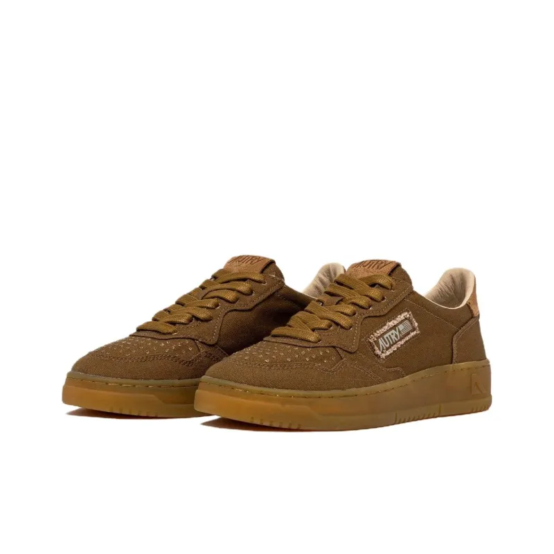 AUTRY Medalist Non slip Lightweight Low Top Skateboard Shoes Men's Brown-1