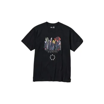 UNIQLO x HUOYINGRENZHE,LIANMINGKUAN SS23 T Shirt Unisex Black