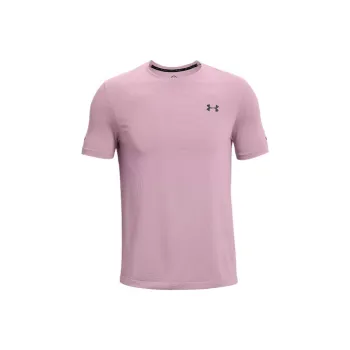 Under Armour RUSH T Shirt Men's Hibiscus Pink