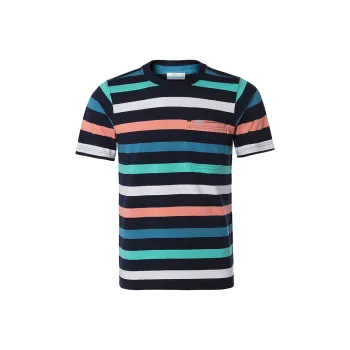 Columbia Drop Shoulder Sleeve T Shirt Men's Blue