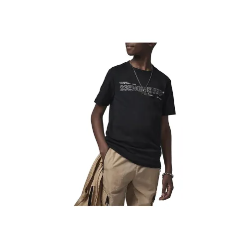 JORDAN T Shirts Kids Black