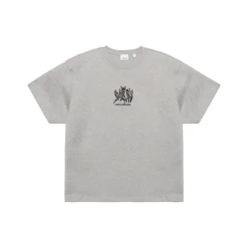 Burberry Fawn Enbroidered T Shirt