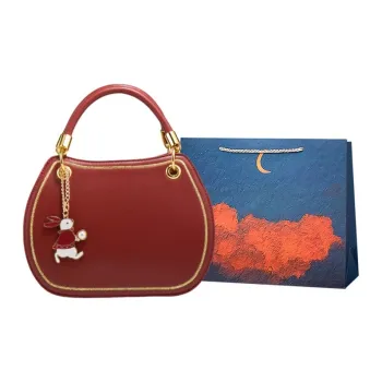 Elsvet PU Handbag Regular Women's Red