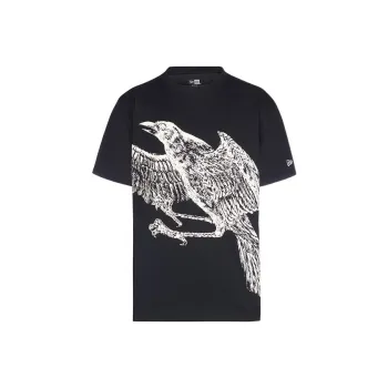 Yohji Yamamoto X Yohji Yamamoto Vrow Print Oversized Performance S/S Tee