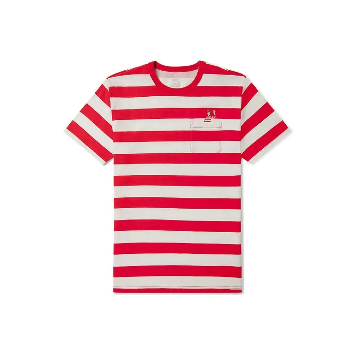 Vans x WALDO WALLY T-Shirt Unisex Red White-0