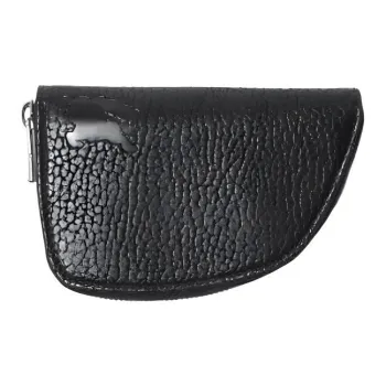 Burberry Leather Wallet Trumpets Men's Black