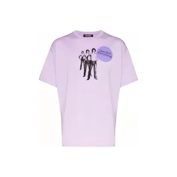 RAF SIMONS T Shirts Men Purple