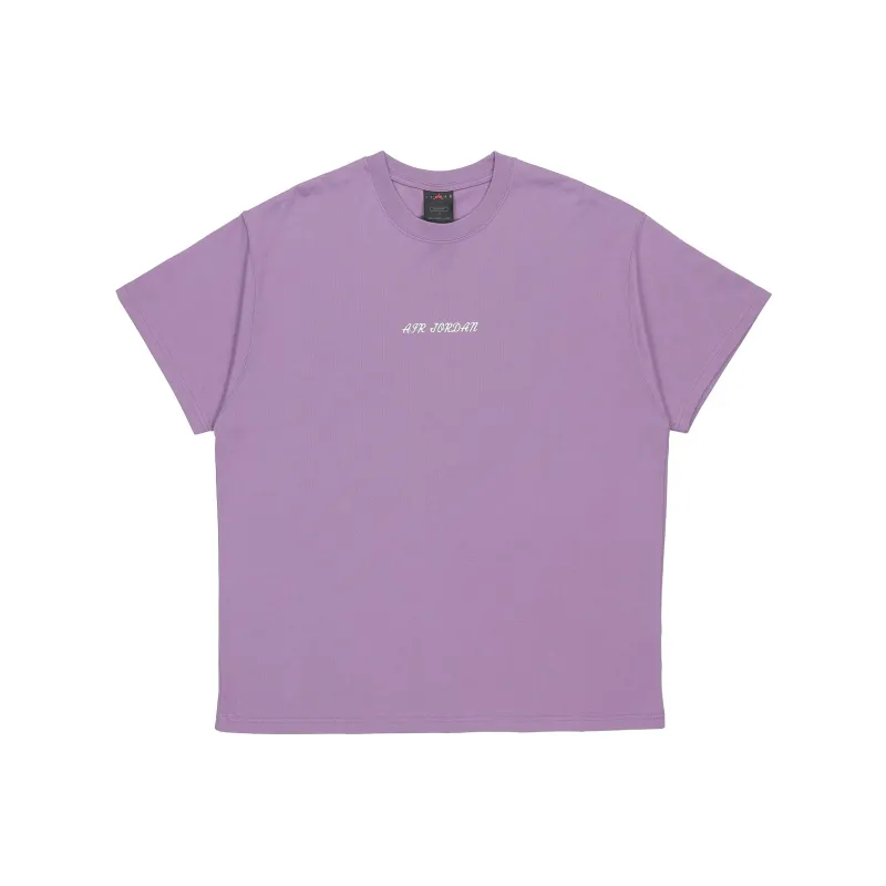 Jordan T-Shirt Men's Gray Purple-0