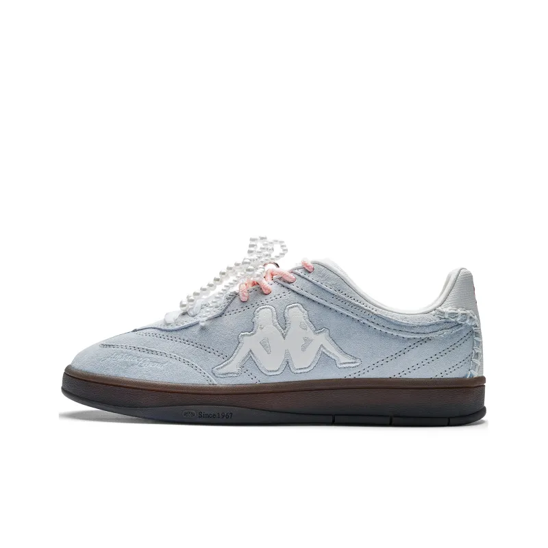 Kappa Tifo Back to Back Anti Slip Wear Resistant Low Top Skateboard Shoes Women's Blue-0