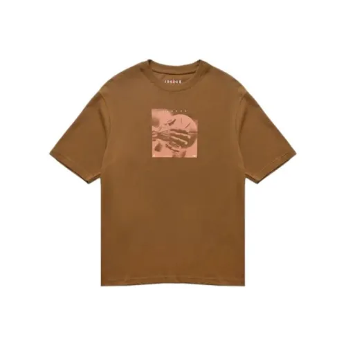 Nike T Shirts Men Brown