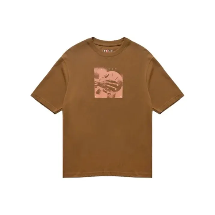Nike T Shirts Men Brown-0