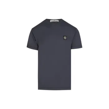 STONE ISLAND T-Shirts Unisex Navy Blue