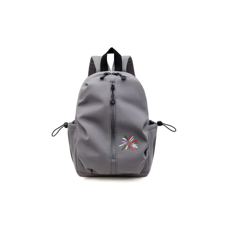 URBAN FOREST Nylon Backpack Unisex Gray/Black/Yellow/Green/Blue/Beige-0