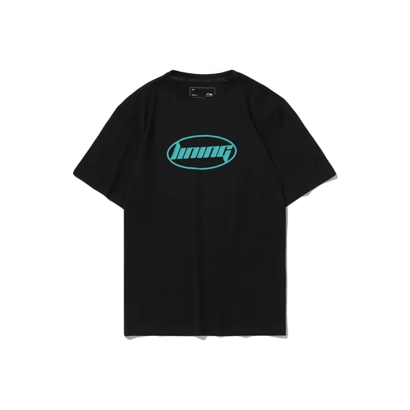 LINING Sports Fashion Collection T Shirts Unisex Black-0