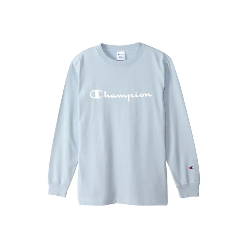 Champion Straight Long Sleeved T Shirt Japan Version Unisex-16