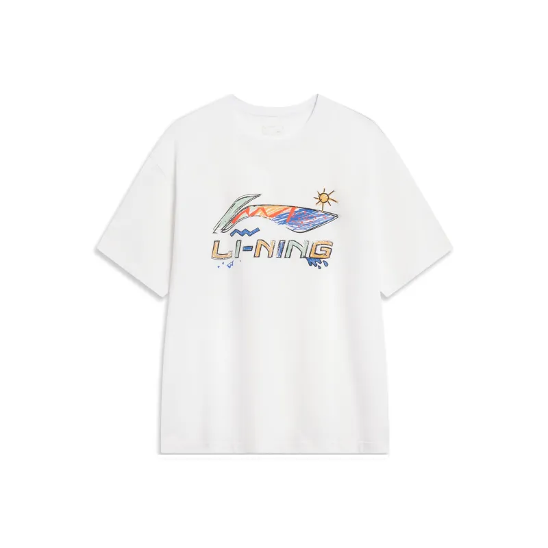LiNing Sports Life Collection T Shirt Men's White-0