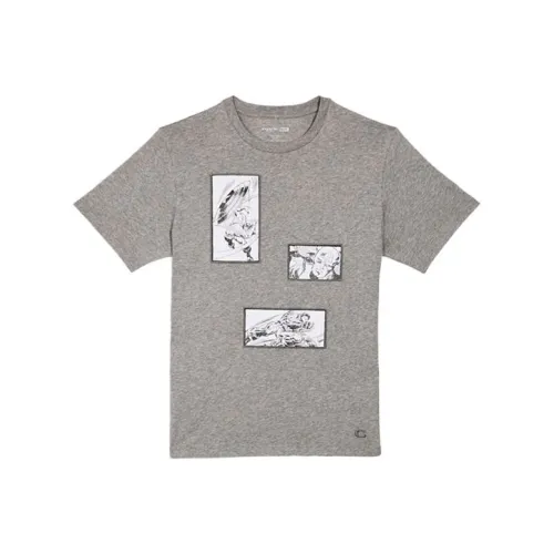 COACH T-Shirts Men Gray