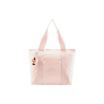 Kipling Polyamide One Shoulder Handbag Tubas Women's Beige Pink