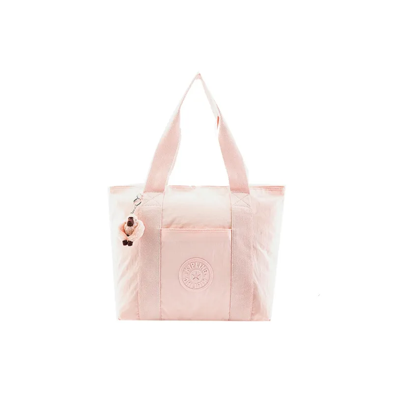 Kipling Polyamide One Shoulder Handbag Tubas Women's Beige Pink-0