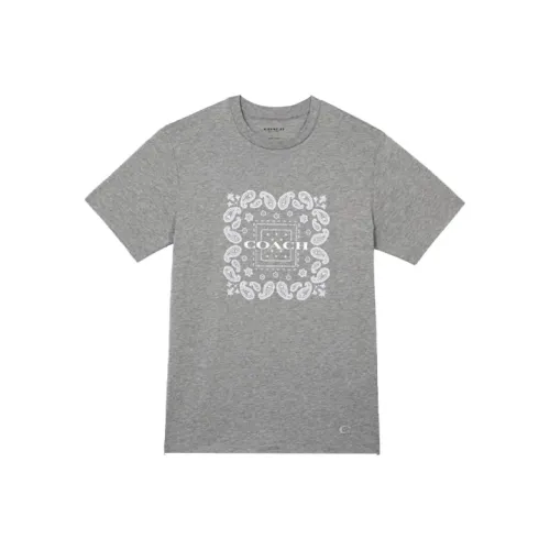 COACH T-Shirts Men Gray