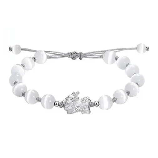 GUDUD Glass Cat Eye Bracelets Unisex-5