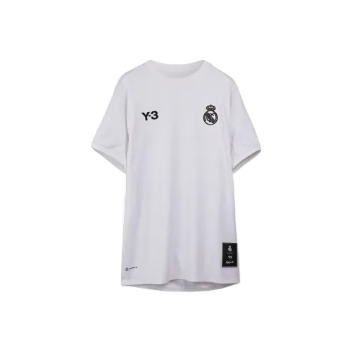 Y 3 Real Madrid T Shirts Men White