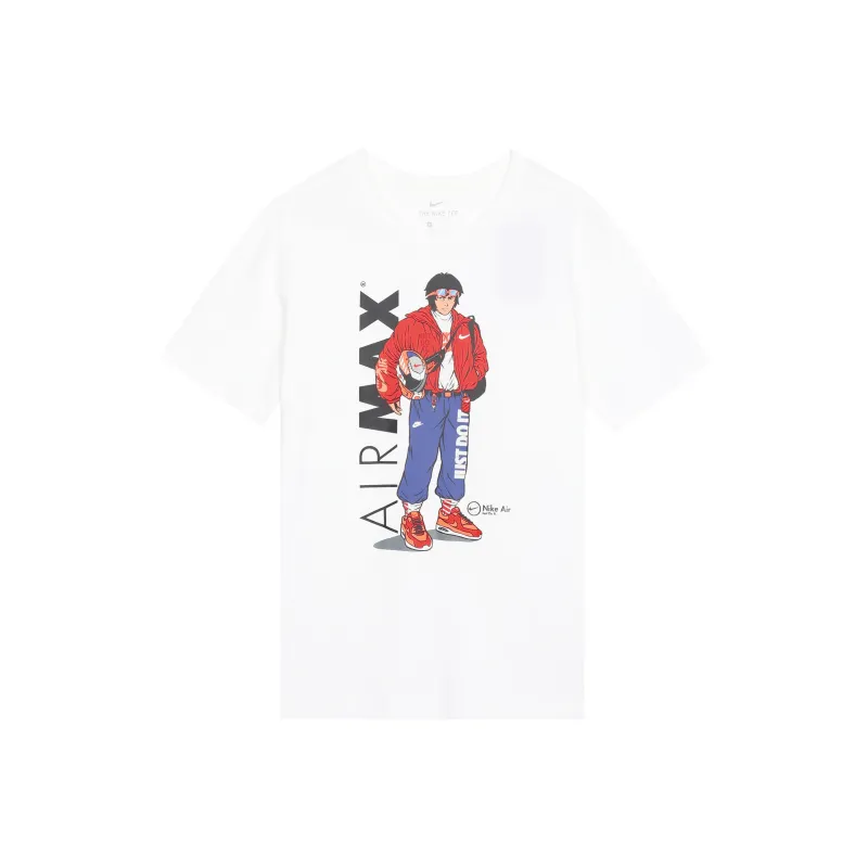 Nike T Shirts Men White-0
