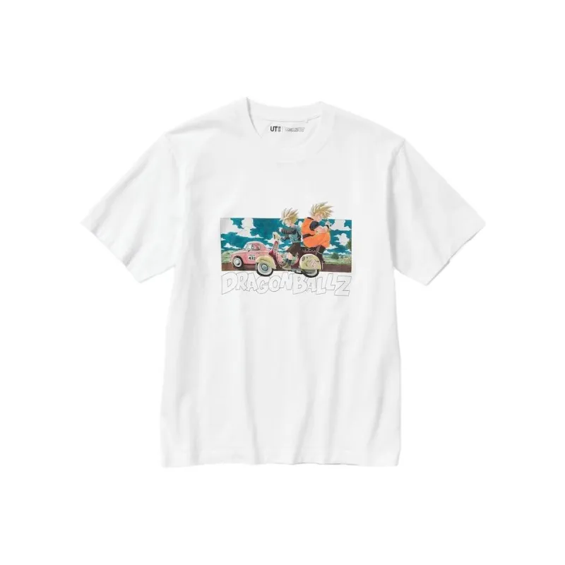 Dragon Ball X UNIQLO Dragon Ball Collaboration T Shirts Unisex White-0