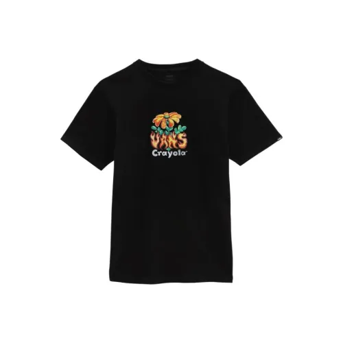 Crayola X Vans X Crayola Hot Flower T-Shirts Men Black