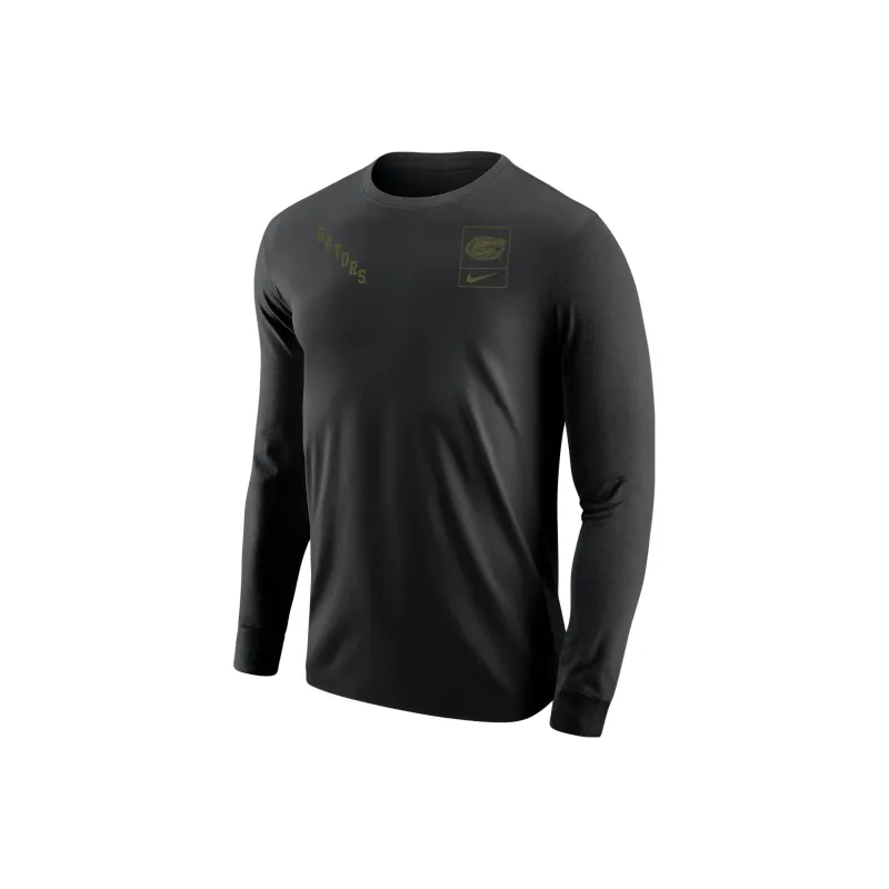 Nike Unc Olive Pack Men's Nike College Long Sleeve T Shirt-0