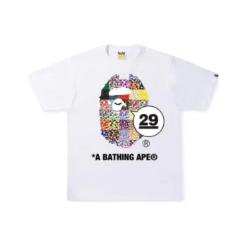 A BATHING APE A BATHING APE 29th Anniversary Ape Head Tee