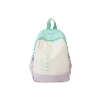 SEVENMOONS Nylon Backpack Unisex Black/Purple/Blue/Green/Pink