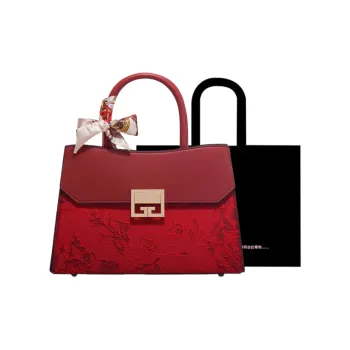 HACIN PU Handbag Women's Blue/Brown/Red