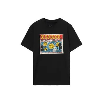 LiNing x Disney T Shirt Men's Black