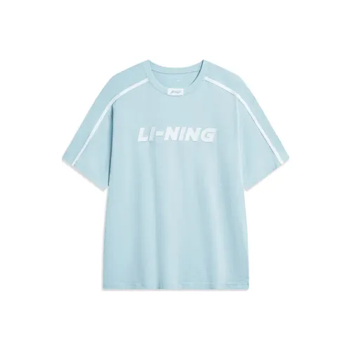 LiNing T Shirt Unisex Vacuum Blue
