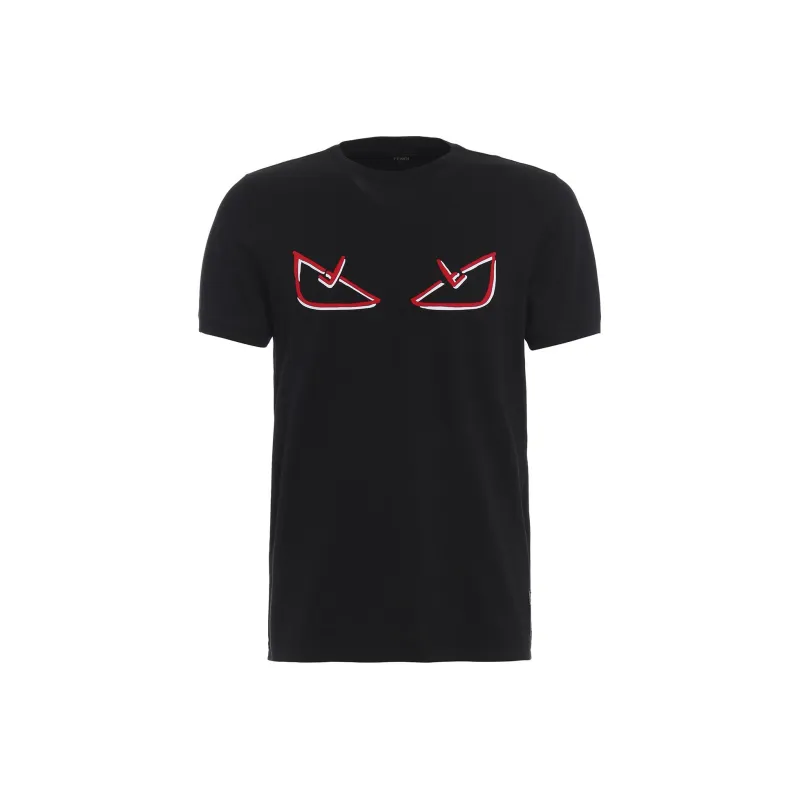 FENDI T Shirts Men Black-0