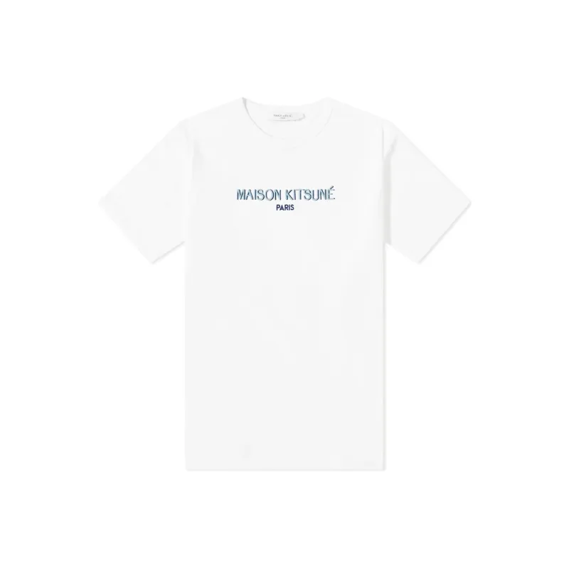 Maison Kitsune T Shirts Men White-0
