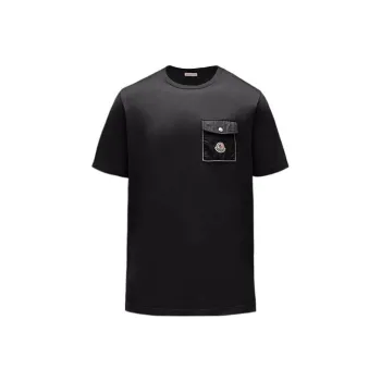 Moncler SS22 T Shirts Men Black
