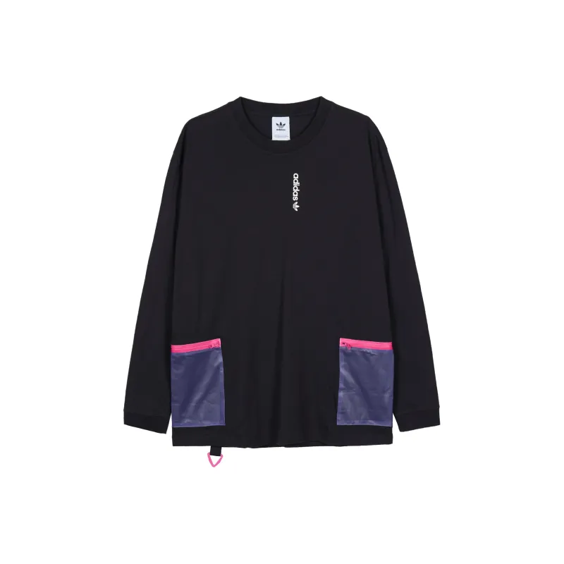 Adidas Originals Set in Sleeve T Shirt Men's Black-0