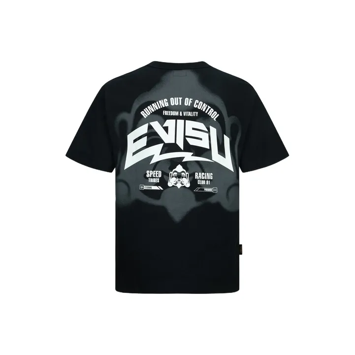 EVISU T Shirts Men Black-0