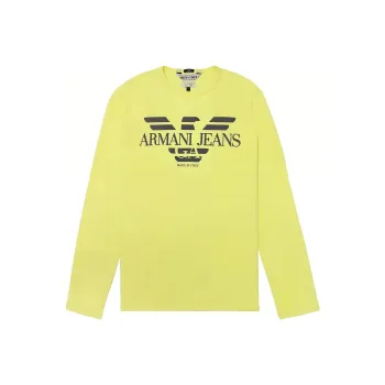 ARMANI JEANS T-Shirts Men Yellow