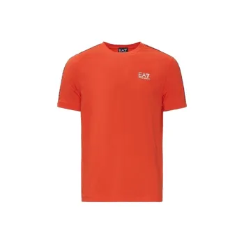 EMPORIO ARMANI T Shirts Men Orange Red