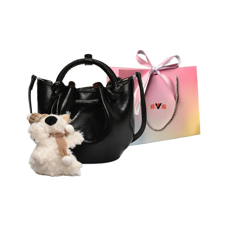 Yalu PU Bucket Bag, Handheld Shoulder Bag, Crossbody Bag, Handbag Regular Women's Multicolor-7