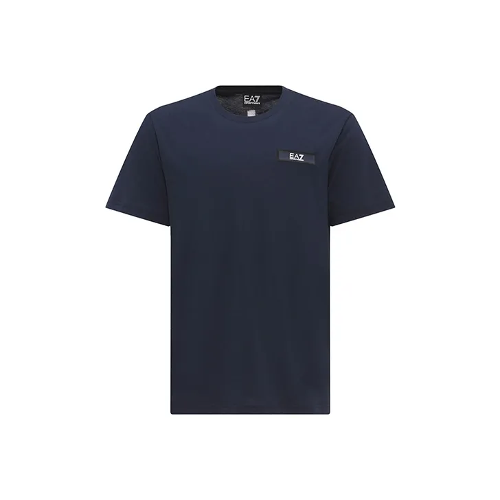 EMPORIO ARMANI EA7 T Shirts Men Navy Blue-0
