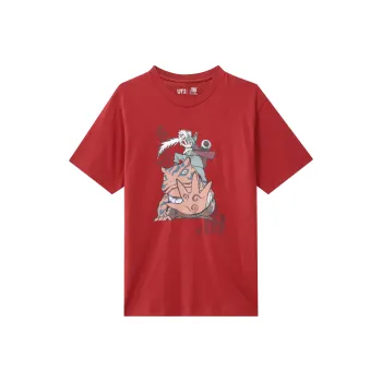 UNIQLO X Naruto SS23 T Shirts Unisex Red