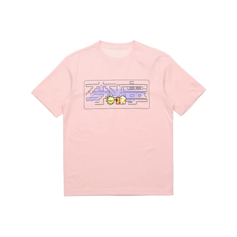 LiNing Sports Fashion Collection T Shirt Unisex Pink-0