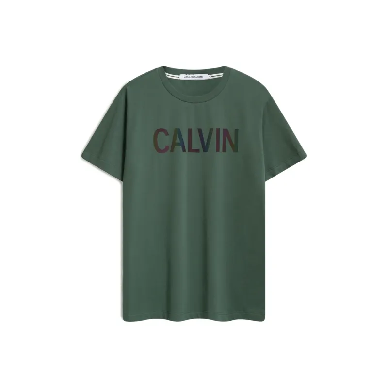 CALVIN KLEIN T Shirt Unisex Green-0
