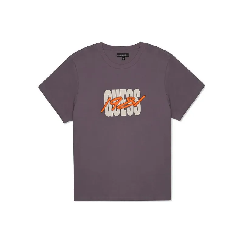 GUESS T Shirts Men Dark Gray-0